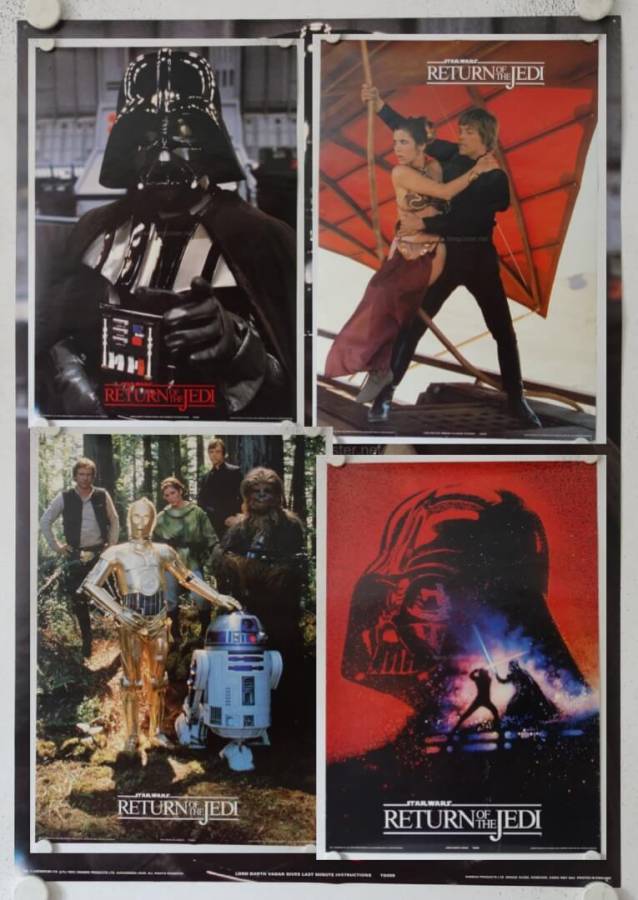 Star Wars - Return of the Jedi commercial poster prints (4)